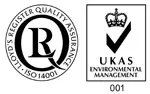 ISO 14001 logo.